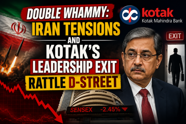 Sensex/nifty Reaction To Iran Tensions, Kotak CEO Exits